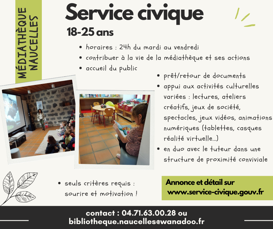 Service civique média Naucelles